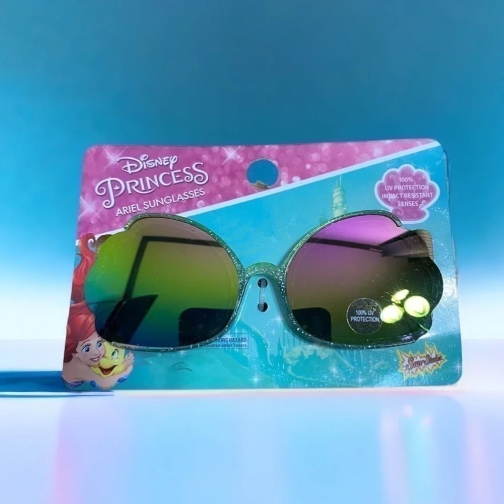 Disney Princess Little Mermaid Seashell Sunglasses NWT 100% UV Protection